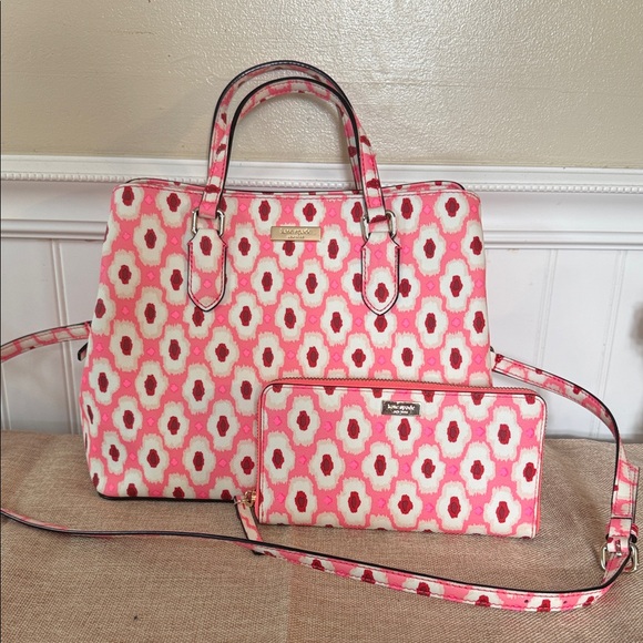 kate spade Handbags - Kate Spade Evangelie Laurel Way Posey satchel and matching wallet set MRSP$548
